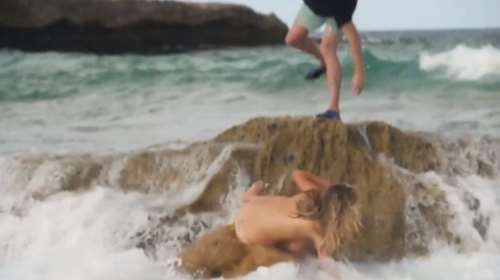 Η παρ&#39; ολίγον μοιραία τούμπα της ημίγμνης Κέιτ Απτον: Ενα απίστευτο βίντεο