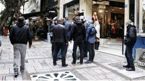 Επεισόδια από οπαδούς της Ντιναμό Κιέβου στο Κολωνάκι