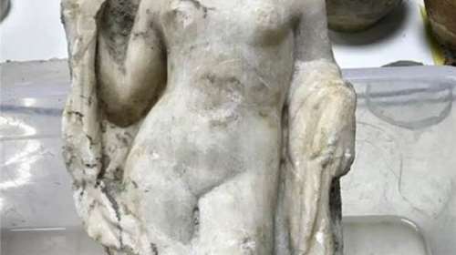 Ακέφαλο άγαλμα της Αφροδίτης βρέθηκε στο μετρό της Θεσσαλονίκης