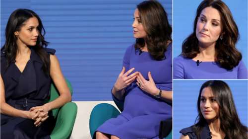 Η έμπειρη Κέιτ και η αμήχανη Μέγκαν: Για πρώτη φορά μαζί σε εκδήλωση