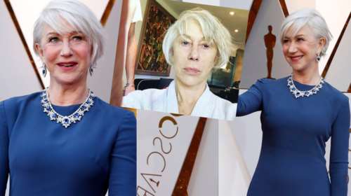 Η ακομπλεξάριστη Έλεν Μίρεν δείχνει την μεταμόρφωσή της για τα Όσκαρ