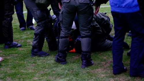 Δεκαεπτά συλλήψεις για βίαια επεισόδια σε σχολικό αγώνα στη Θεσσαλονίκη