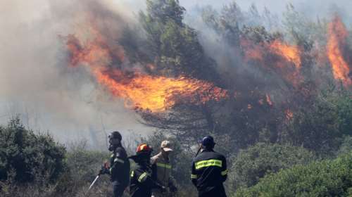 Σύλληψη 54χρονου στην Κρήτη για φωτιά στα Χανιά