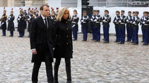 Μακρόν: Ο Μπελτράμ ενσαρκώνει το γαλλικό πνεύμα της αντίστασης