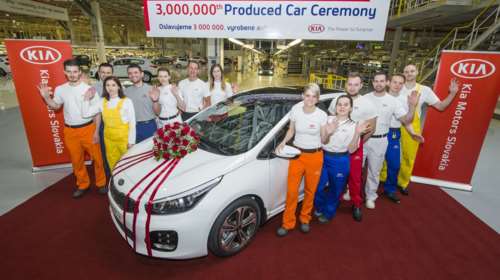 H Kia κατασκεύασε 3.000.000 αυτοκίνητα στη γραμμή παραγωγής της Σλοβακίας