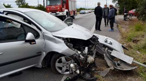 Δύο νεκροί σε τροχαίο  στην εθνική οδό Θεσσαλονίκης - Ευζώνων