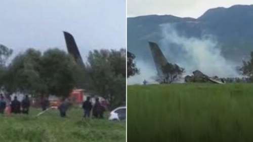 Εκατόμβη νεκρών από την συντριβή στρατιωτικού αεροσκάφους στην Αλγερία
