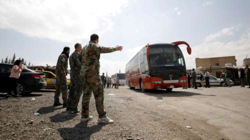 Στην Ντούμα αναπτύσσονται άνδρες της ρωσικής στρατιωτικής αστυνομίας