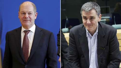 Χρέος και επόμενη μέρα στη συνάντηση Τσακαλώτου-Σολτς