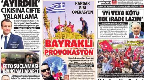 Χουριέτ: Το Σάββατο ειδοποιήθηκε η Αθήνα για τη σημαία