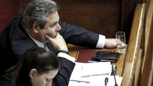 Tην τροπολογία για τα Μετοχικά Mερίσματα απέσυρε ο Π. Καμμένος