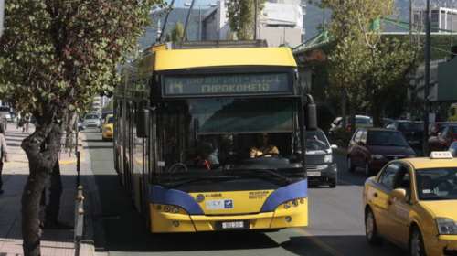 Πεντάωρη στάση εργασίας στα τρόλεϊ της Αθήνας την Τετάρτη