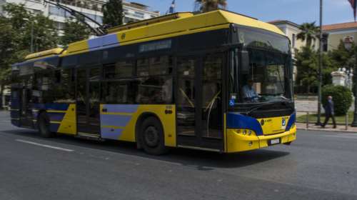 Πεντάωρη στάση εργασίας των εργαζομένων στα τρόλεϊ