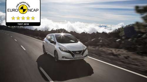 Nissan Leaf: 5άστερο και στις νέες-extreme δοκιμές του EuroNCAP (video)
