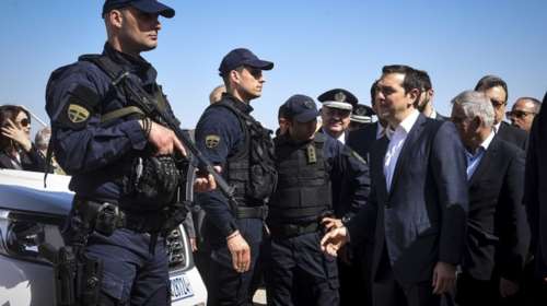 «Στρατός» για την ασφάλεια Τσίπρα στη Μυτιλήνη