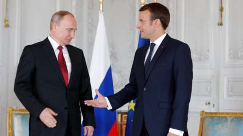 Το μήνυμα του Μακρόν στον Πούτιν ενόψει της επίσκεψης στη Μόσχα