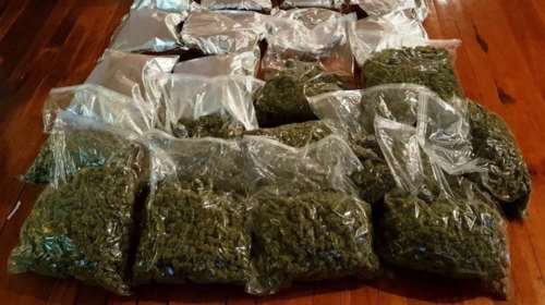 Χειροπέδες σε τέσσερα άτομα με εννέα κιλά κάνναβης