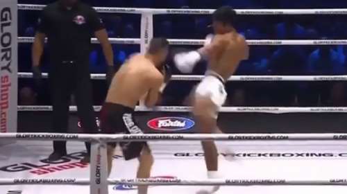 &quot;Εξωγήινη&quot; εναέρια κλωτσιά ισοπεδώνει μαχητή σε αγώνα (βίντεο)