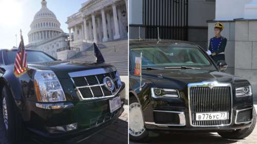 Κρας τεστ: Λιμουζίνα Πούτιν vs Λιμουζίνα Τραμπ