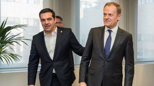 Τηλεφωνική επικοινωνία Τσίπρα - Τουσκ για την ΠΓΔΜ