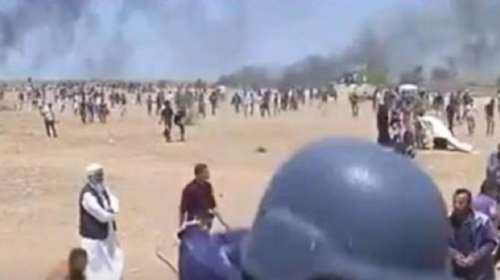 Σφαίρα Ισραηλινού ελεύθερου σκοπευτή περνά ξυστά από ρεπόρτερ (βίντεο)