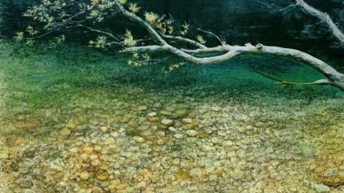 Μια βουτιά στους μικρούς μπλε παραδείσους της Χρύσας Βέργη