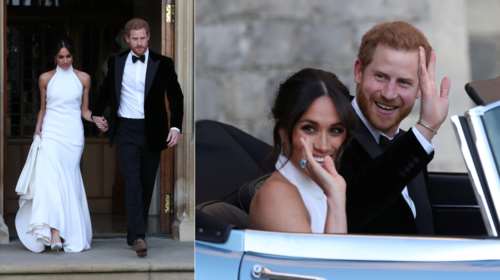 Σταρ του Χόλιγουντ Χάρι και Μέγκαν στη δεύτερη γαμήλια εμφάνισή τους