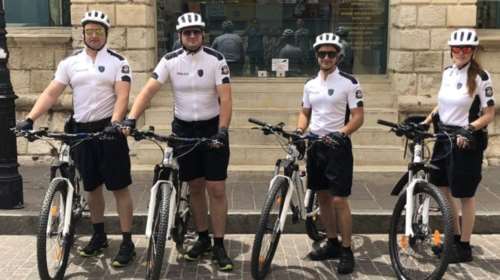 Στους δρόμους του Ρεθύμνου οι αστυνομικοί ποδηλάτες