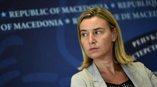 Αισιόδοξη και στηρίζει πιθανή λύση για την ονομασία της πΓΔΜ η Μογκερίνι