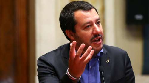 Στη Ρώμη ο Ματέο Σαλβίνι  για συνάντηση με τον Λουίτζι Ντι Μάιο
