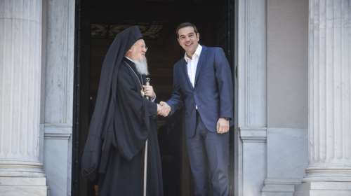 Και το Σκοπιανό απασχόλησε τη συνάντηση Τσίπρα - Βαρθoλομαίου