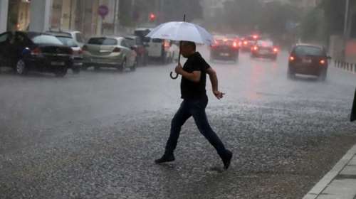 Bροχές, καταιγίδες και χαλάζι στα ηπειρωτικά λόγω «Μίνωα»