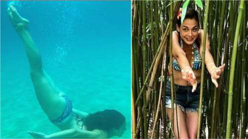 Ιωάννα Τριανταφυλλίδου: Ελεύθερη και ωραία κάνει βουτιές στη Χαβάη [φωτο]