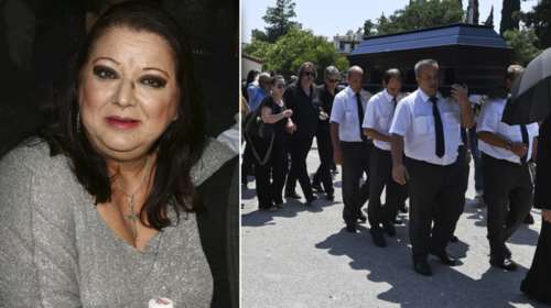 Το τελευταίο αντίο στην Τζ. Παπουτσή-Πλήθος κόσμου &amp; θρήνος στην κηδεία της
