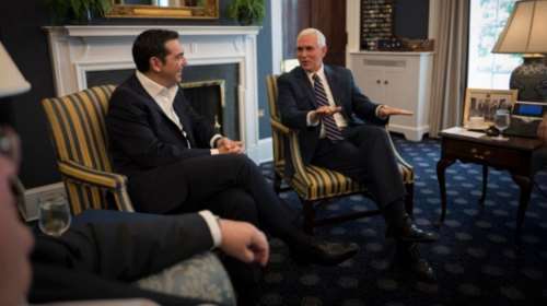 Συγχαρητήρια Πενς σε Τσίπρα και στήριξη Ζάεφ στο ΝΑΤΟ