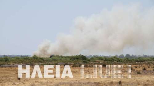 Πύργος: Δύο πυρκαγιές σε έκταση της πρώην λίμνης Μουριάς