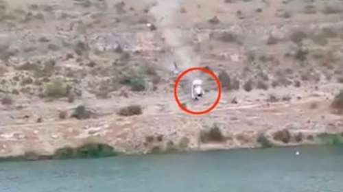 Αυτοκίνητο πέφτει από γκρεμό σε τεχνητή λίμνη στην Ισπανία