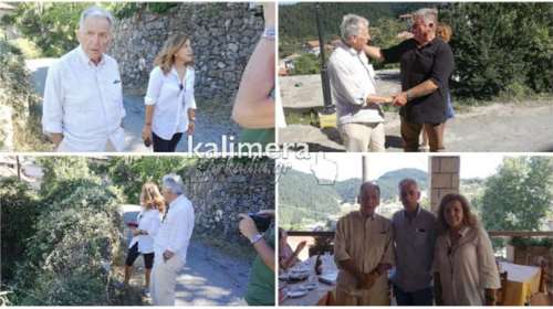 Στο πατρικό του  ανήμερα τον Δεκαπενταύγουστο ο Κώστας Γαβράς