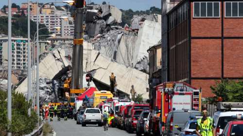Άλλες 3 σοροί στα ερείπια της φονικής γέφυρας στη Γένοβα