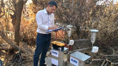 Μετρήσεις ποιότητας αέρα στις πυρόπληκτες περιοχές από εθελοντές της RPSOS