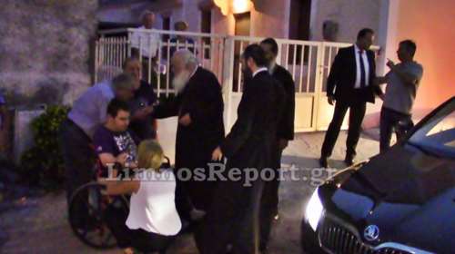 Η συγκινητική συνομιλία του Αρχιεπισκόπου στη Λήμνο