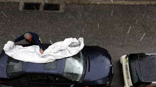 Eκτακτο δελτίο ΕΜΥ:  Ερχονται καταιγίδες &amp; χαλάζι