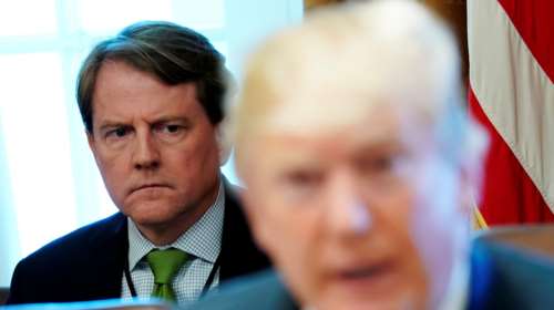 Και άλλη αποχώρηση από το Λευκό Οίκο: Ο δικηγόρος Ντον ΜακΓκαν