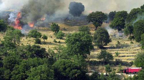 Σε εξέλιξη δασική πυρκαγιά στην ανατολική Μάνη