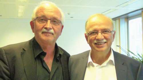 Συνάντηση Παπαδημούλη με τον πρόεδρο των ευρωσοσιαλιστών ενόψει ευρωεκλογών