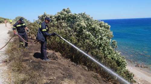 Σάμος: Σε ύφεση η δασική πυρκαγιά στην περιοχή Κέδρος