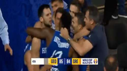 Με αυτό το καλάθι η Εθνική νίκησε στη λήξη του αγώνα τη Γεωργία (βίντεο)