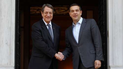 Συνάντηση Τσίπρα-Αναστασιάδη στο Μαξίμου