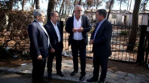 Για ευρωπαϊκή αλληλεγγύη στις πυρόπληκτες περιοχές διαβεβαίωσε ο Ο.Μπούλμαν