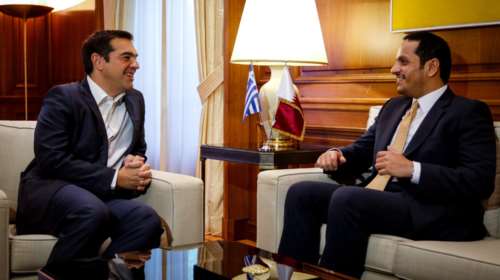 Τι συμφώνησε ο Τσίπρας με τον αναπληρωτή πρωθυπουργό του Κατάρ